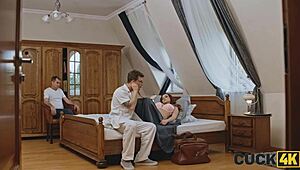 Cuck4k: In with the Doctor for Pregnant Wife’s Big Tits Exam in Hospital