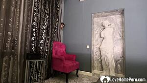 gorgeous anime girl goes wild banging my dick with savage moves