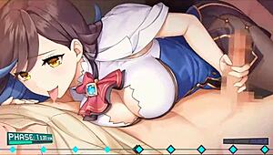 In genshin impact hentai, the hero undergoes intense fap training with detailed anime scenes.