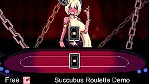 playing succubus roulette demo in anime style