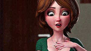 Aunt Cass Delivers the Hottest Big Tits Anime Action Ever!