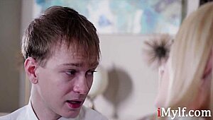 Step mom Kennedy Kressler trades tits for tutor payment