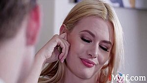 Step mom Kennedy Kressler trades tits for tutor payment