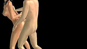 Cartoon Beauty Gives BLOWJOB and Gets Banged From Behind!