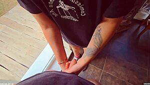 Intense Rubbing Leads to Cum on Panties in POV