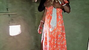 Bengali Sexy Girl Plays with Toy in Hot Village Scene.