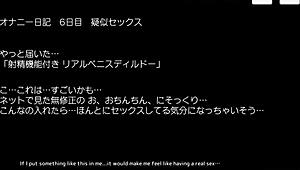 Chairman’s Masturbation Diary Reveals Solo Anal Beads Play in Hentai.