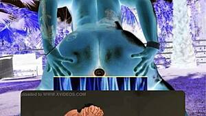 mariah mills in animated candyman part 2, full of hentai music and cartoon seduction