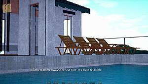 In Polyturnon 5, the curvy hentai character engages in intense 3D porn scenes.