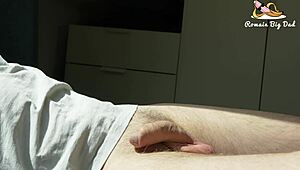 Amateur guy in 7 days cum challenge day 2