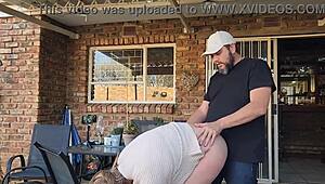 Mutual Masturbation with Neighbor's Wife Leads to Outdoor Climax