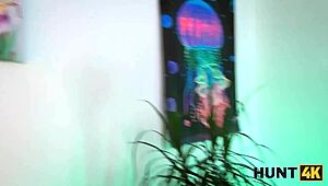 hunt4k, wanna hear melodic moans while watching shaved anal action?