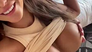 backstage pov blowjob with busty teen bbw during photoshoot.