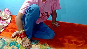 Pregnant Indian Woman Gets Gentle Pussy Fucking on Wedding Day