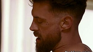 Gay oral and anal with muscular monster cocks