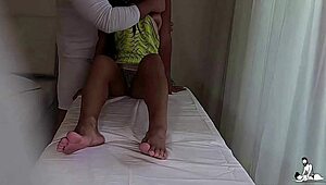 Camera Films Wife Grabbing Therapist's Dick During Tantric Massage. Real Amateur Scene.