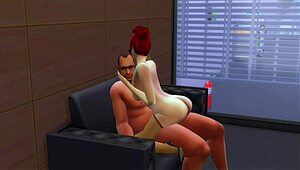 in the car service, the boss fucks a customer hard