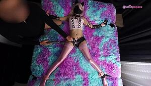 Petite Cutie Tied Up And Filled With Creampie