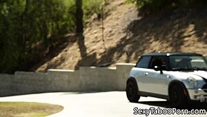 Small-Tit Babe Gets Facial After Intense Spoon Fucking Session