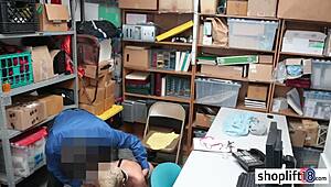 Damn, This Black Teen Got Busted by a Cop for Stealing a Leash at Work