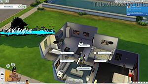 sims 4 wicked mod fun with curvy neighbor in hot hentai outfit