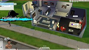 sims 4 wicked mod fun with curvy neighbor in hot hentai outfit