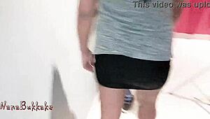 i moan loudly as i suck my husband and his friend, then he cums inside me