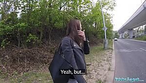 public agent enjoys cowgirl riding in outdoor adventure