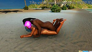 In BBC Island Season 1 Pilot, big black cock meets monster cocks in oral scenes.