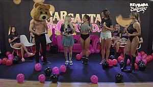 Horny hotties in California participate in deepthroat challenge