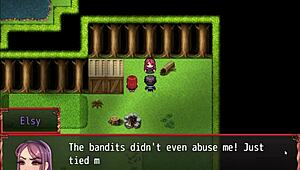 harem in another world harem hentai game ep 5 damsel sucks premature ejaculating cock!