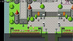 in the game, female knight gets groped by companions at wedding