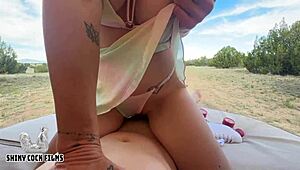 oops, jane cane tripped on my dick again in this shiny cock films mishap