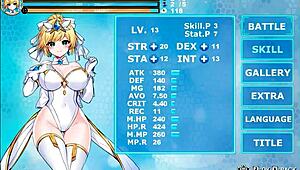 Erotic Hentai Game with Magical Angel Fairy Princess