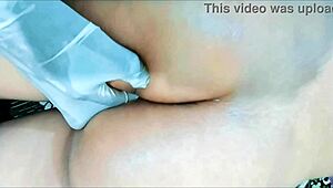 Desi Indian College Girl Gets Nude and Rough Fucked by Boyfriend and Teacher