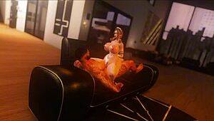 I Provide Bondage Service To My Boss As Busty Maid