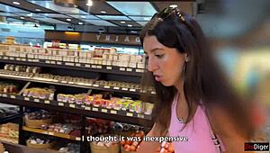 i'll buy a girl anything if she does a cumwalk in the supermarket with cum on her face after public toilet action