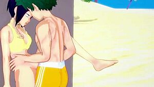 momo yaoyorozu and kyoka jiro, are you ready for intense creampie with izuku midoriya? my hero academia hentai