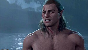 Baldur's Gate 3 Halsin Romance Gay Scene
