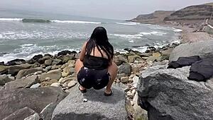 Met Peruvian On The Beach, She Drank All My Milk