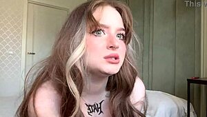 big ass tinder teen egirl plays daring solo game