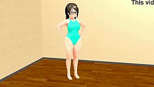 Kyo Dances as Curvy Animation Girl!