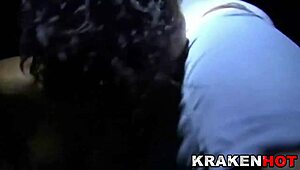 Public doggystyle action outdoors on Xvideos with mature amateurs