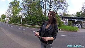 public agent enjoys cowgirl riding in outdoor adventure