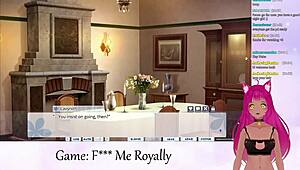 Vtuber Lewdneko Plays F Me Royally Part 1