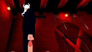 Lucifer the CEO of Hell and Modeus the Lustful Demon Intense Sex