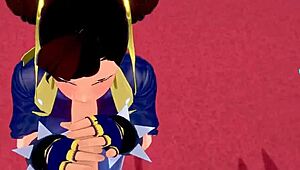 Chun-Li Gives Intense Blowjob And Fucking In Fortnite POV Street Fighter Fantasy!