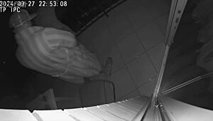 Real cheating wife and friend fuck on hotel balcony taboo sex 😈