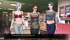 complete gameplay in our red string part 19, that whore is bent over for anal