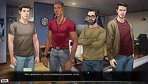 in this hentai game, the slut gets naked and sexy.